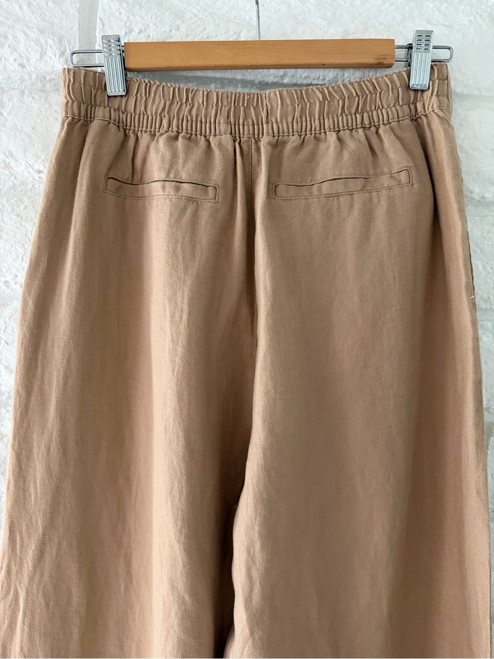 H Halston Wide-Leg Linen Pants P-21 - Picture 5 of 8
